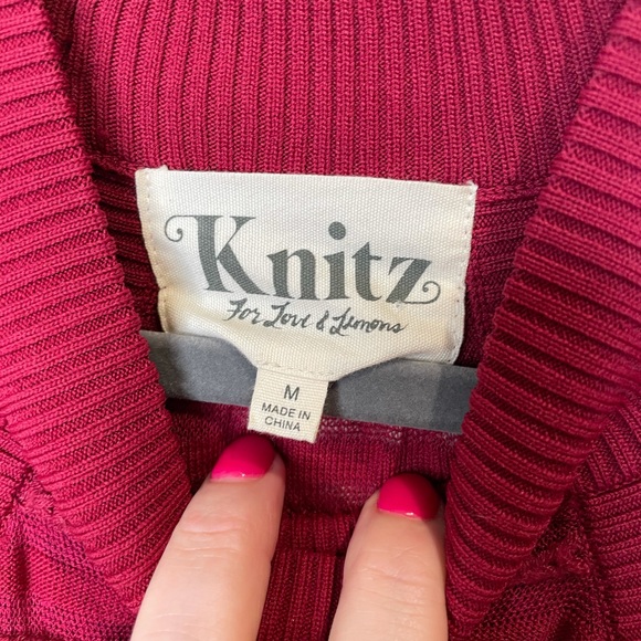 For Love and Lemons Red Knit Tank Dress Irvington - Picture 6 of 11